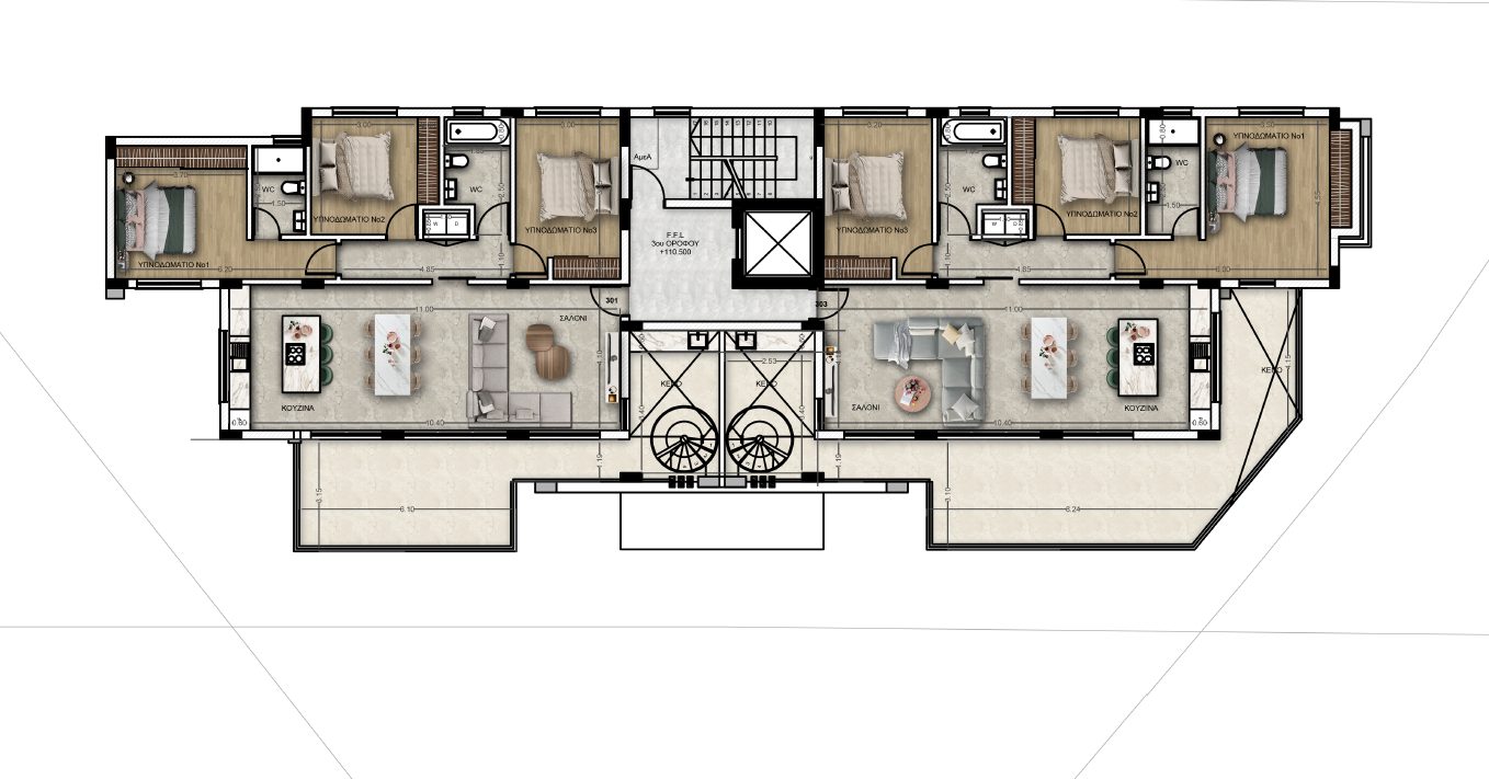 3 BR Penthouse in Agios Athanasios, Limassol photo 13