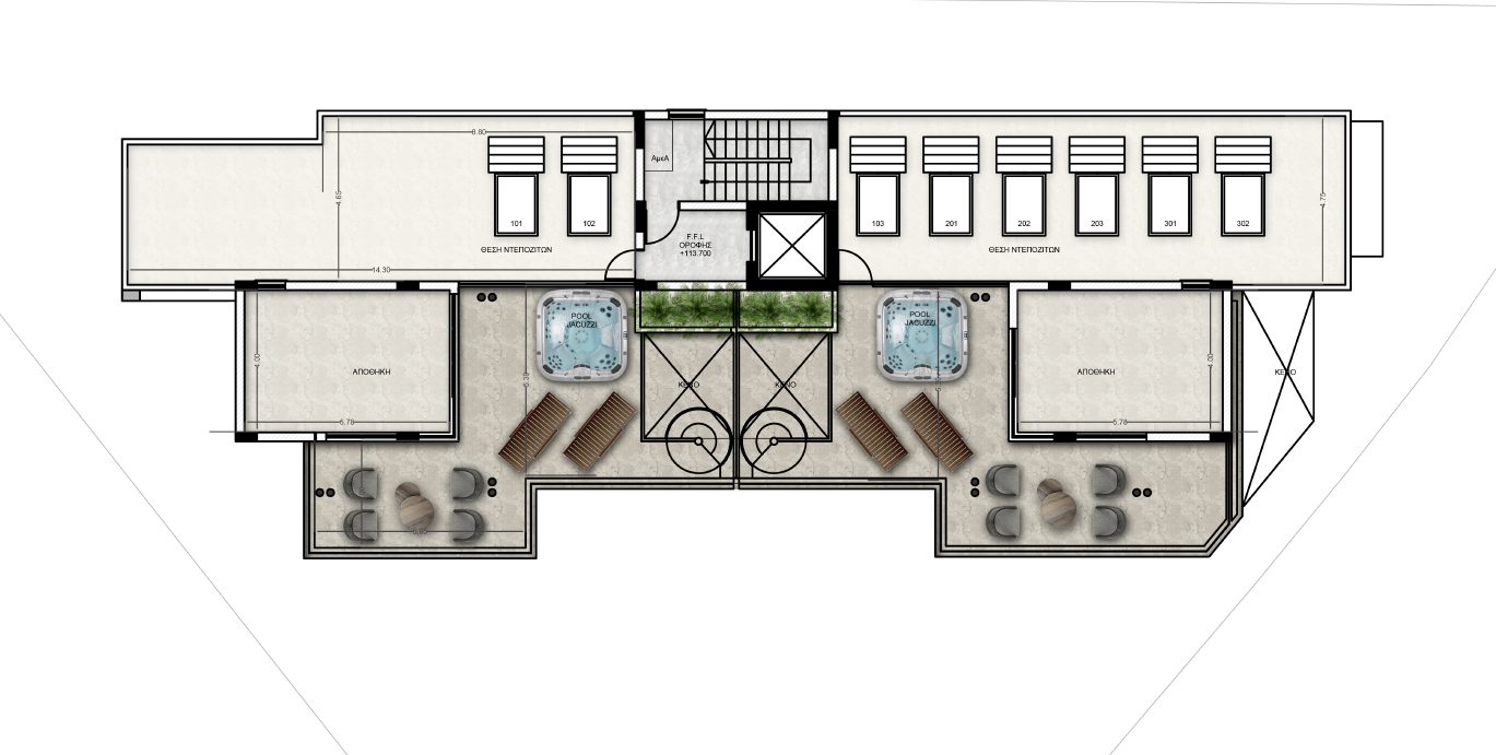 3 BR Penthouse in Agios Athanasios, Limassol photo 14