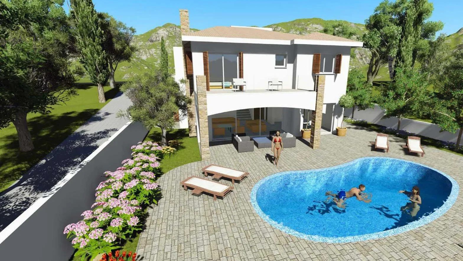 4 BR Villa in Tsada, Paphos