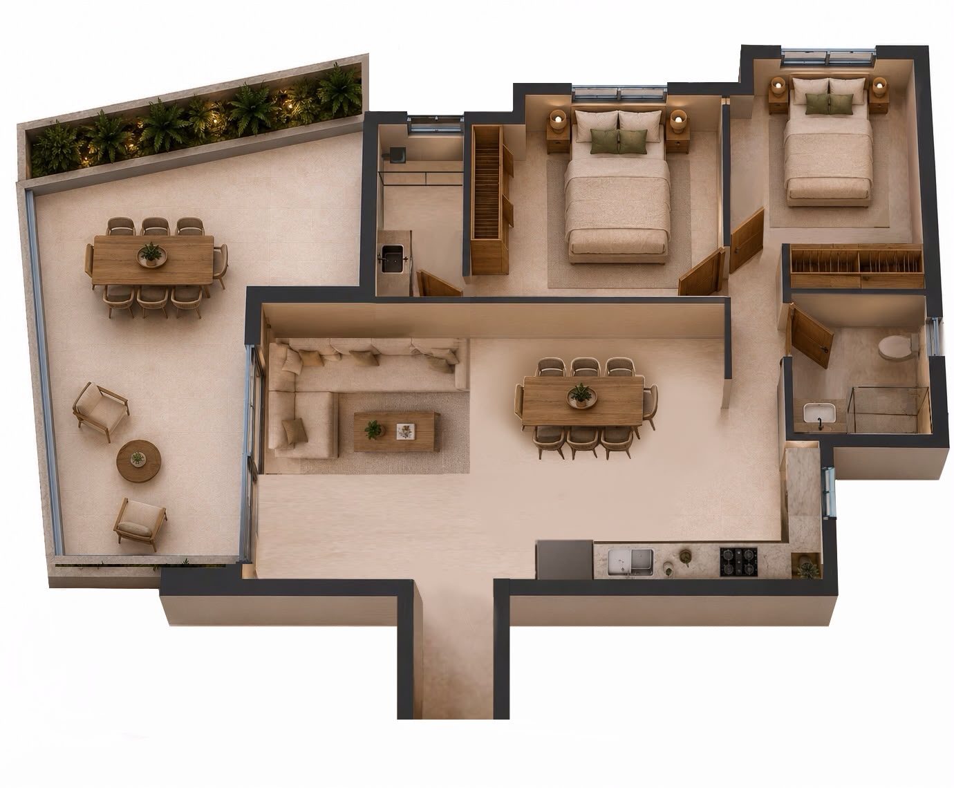 2 BR Apartment in Chalkoutsa, Limassol photo 9