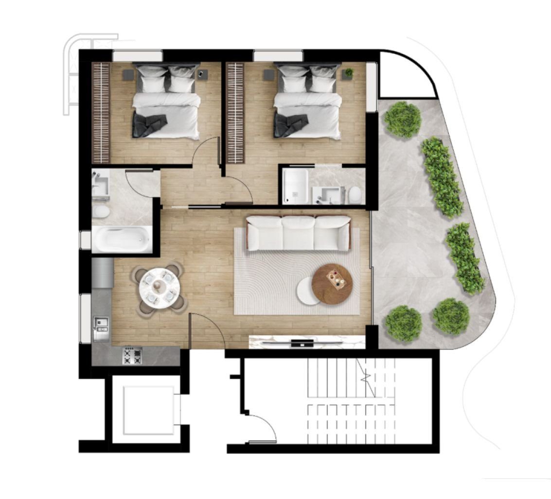2 BR Apartment in Agioi Anargyroi II, Larnaca photo 21