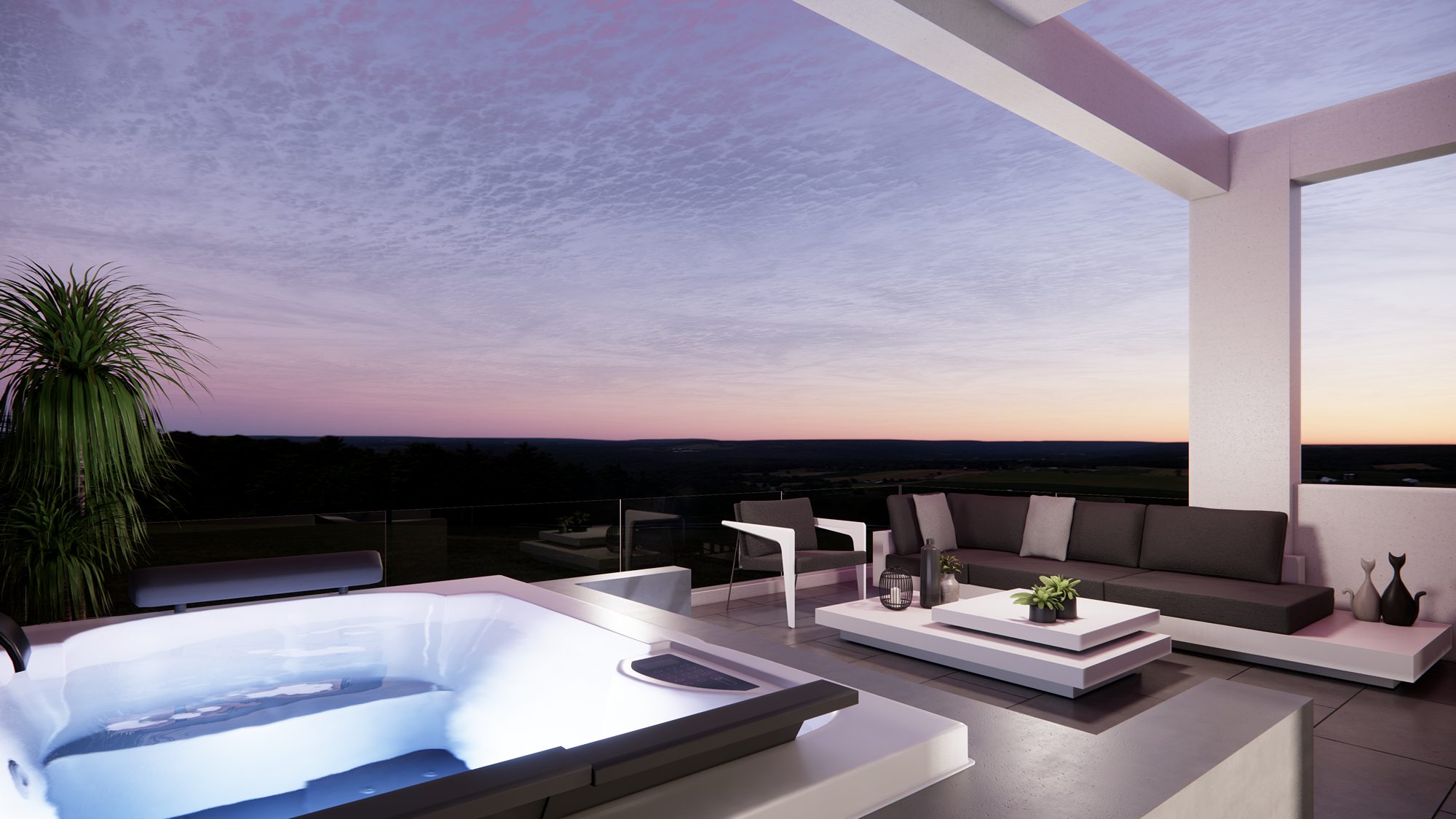 3 BR Penthouse in Universal, Paphos photo 3