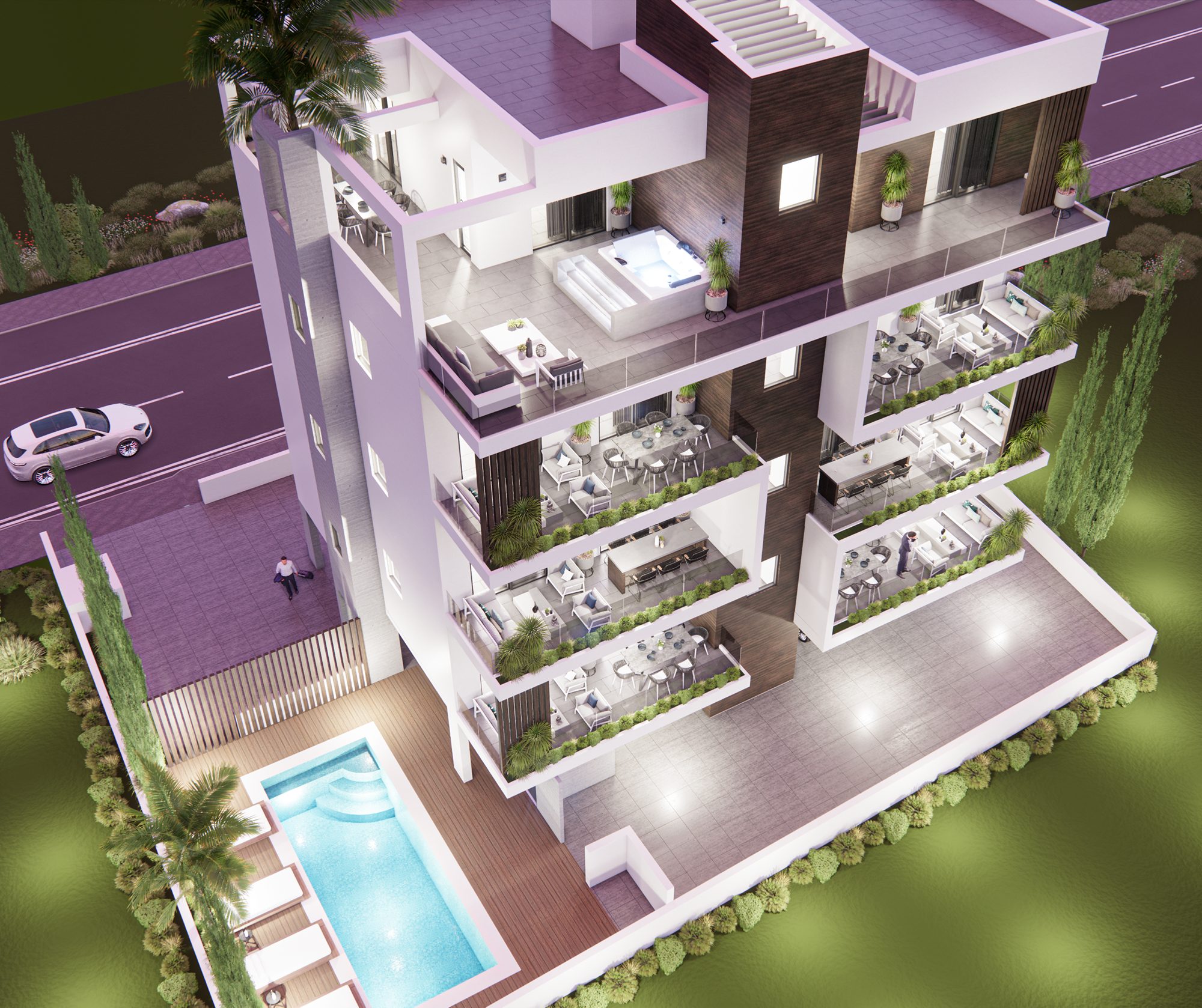 3 BR Penthouse in Universal, Paphos photo 6