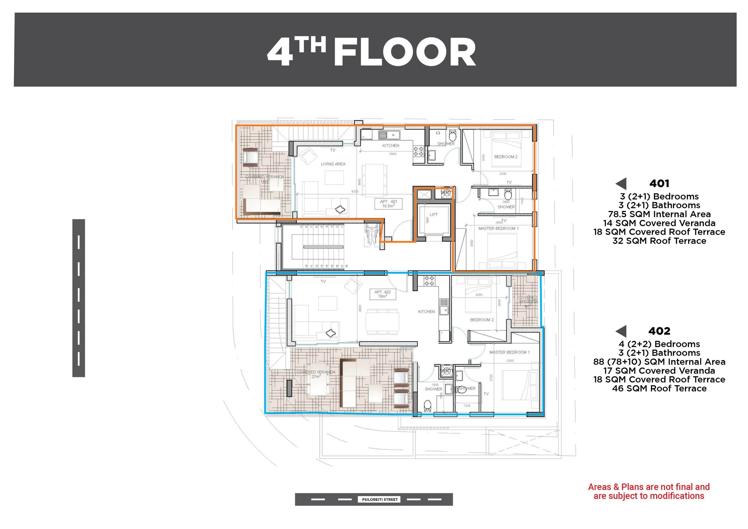 2+2 BR Apartment in Arch Makarios III, Larnaca photo 6
