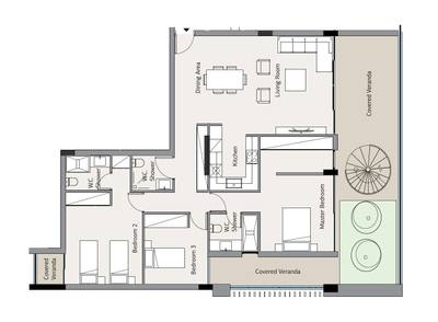 3 BR Penthouse in Germasogeia, Limassol thumbnail 23