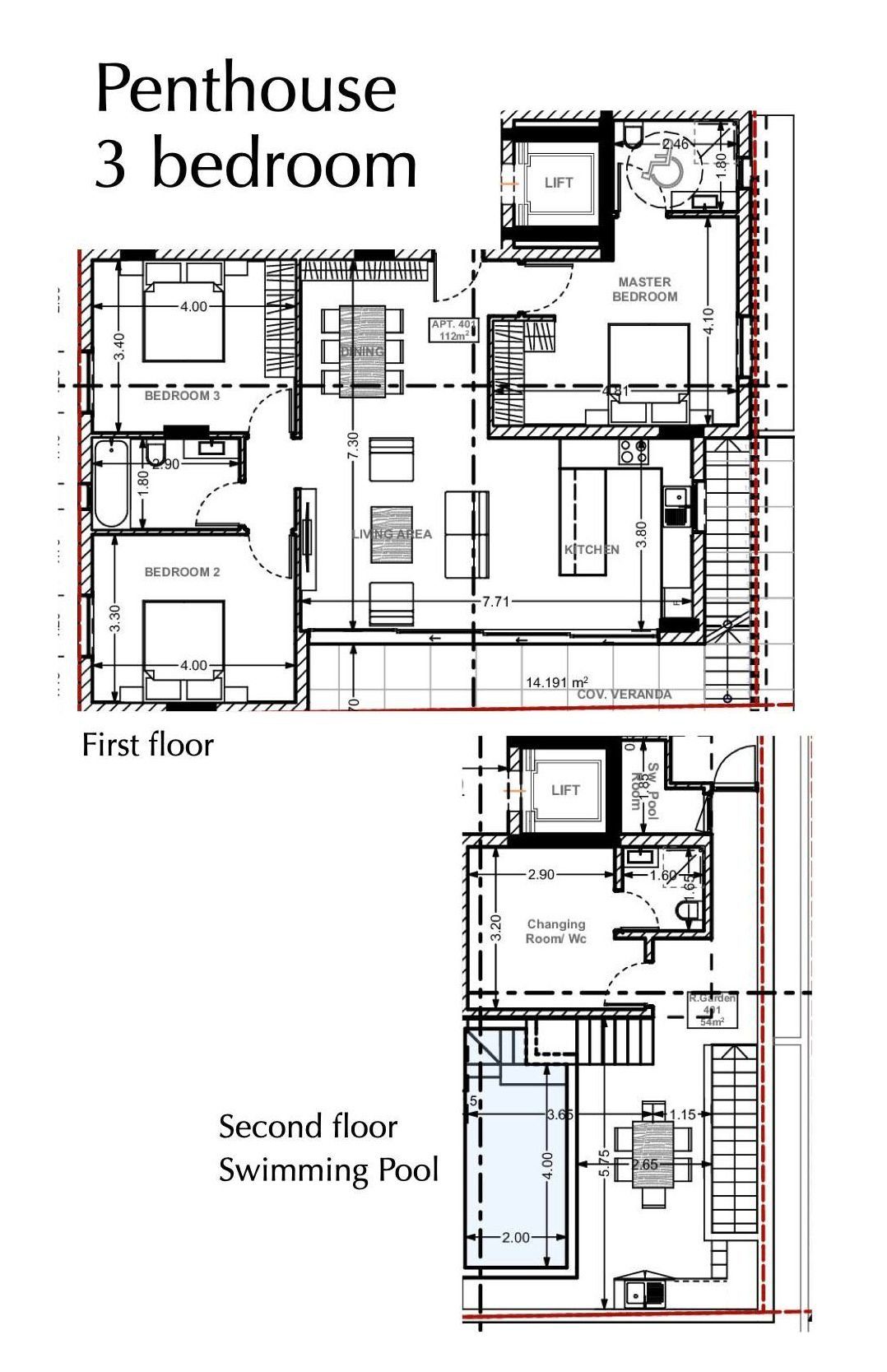 3 BR Penthouse in Katholiki, Limassol photo 23
