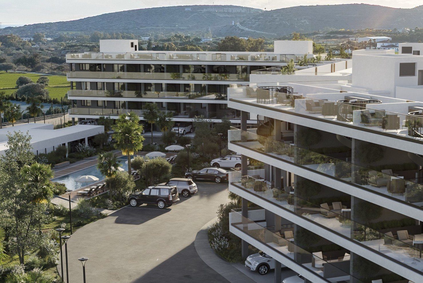 1 BR Ground Apartment with Garden in Moni, Limassol
