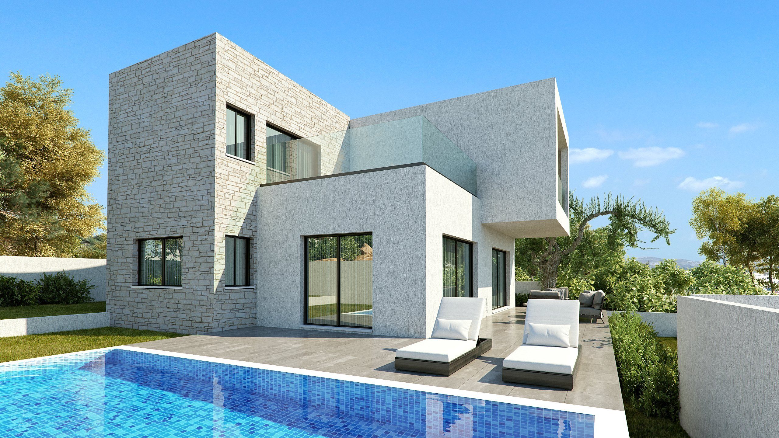 3 BR Villa in Tsada, Paphos
