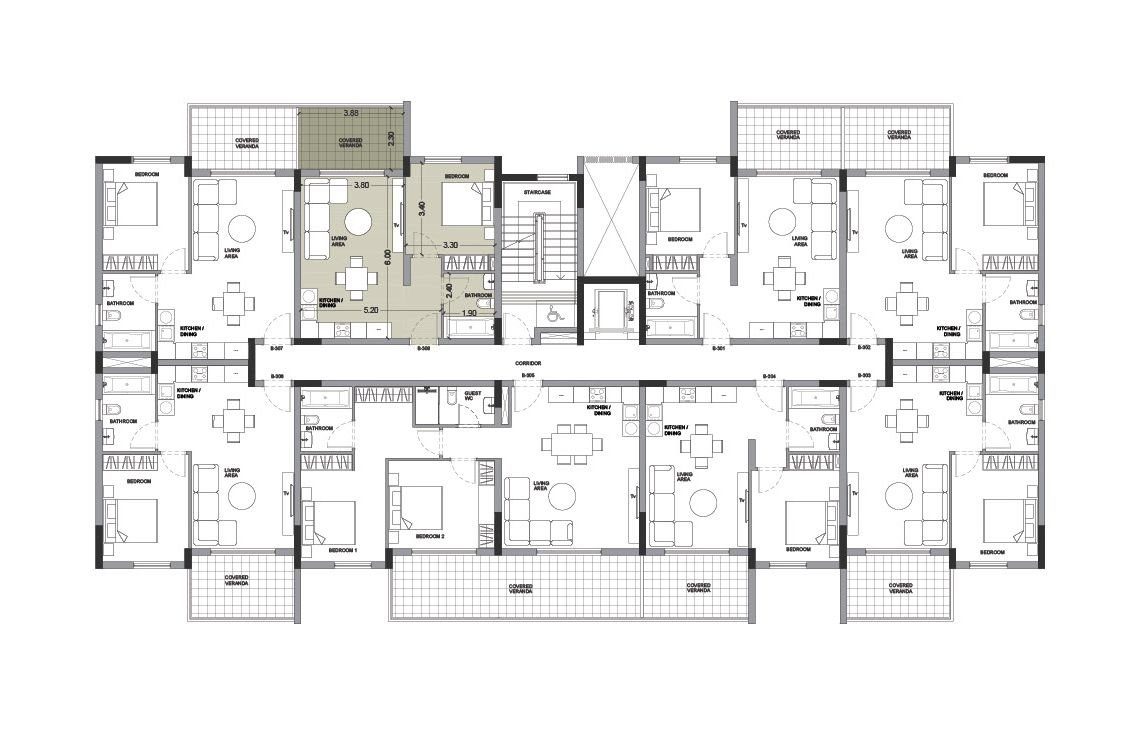 1 BR Apartment in Asomatos, Limassol photo 15