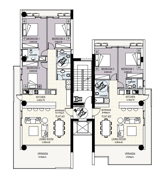 2 BR Apartment in Nicosia Center, Nicosia photo 6