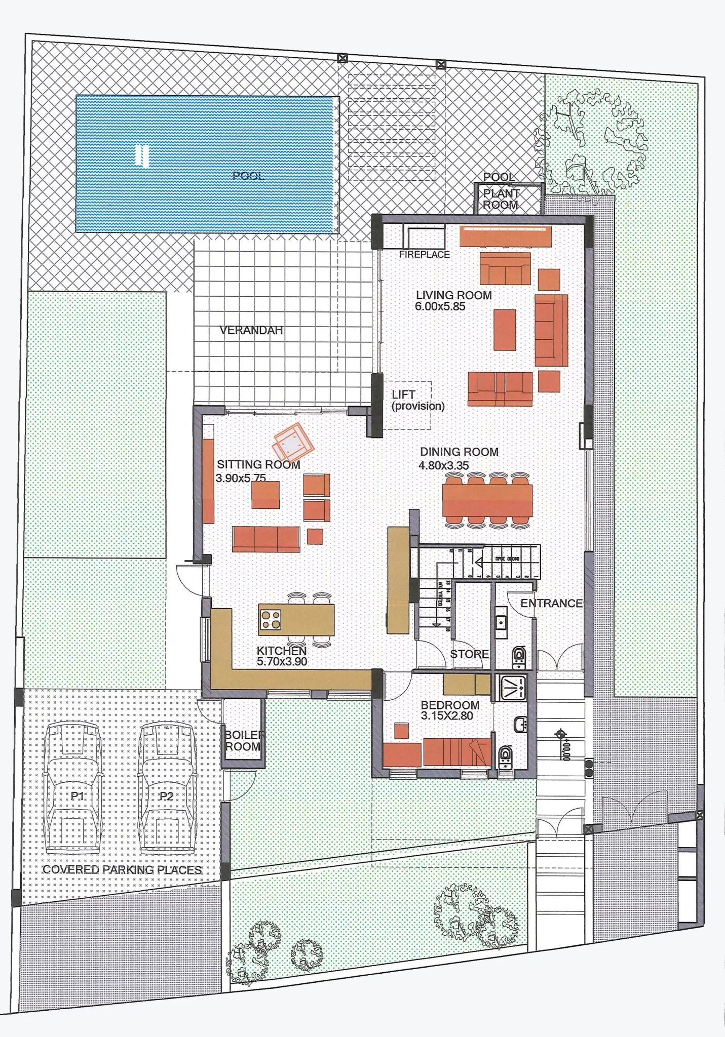 5 BR Villa in Latsia, Nicosia photo 18