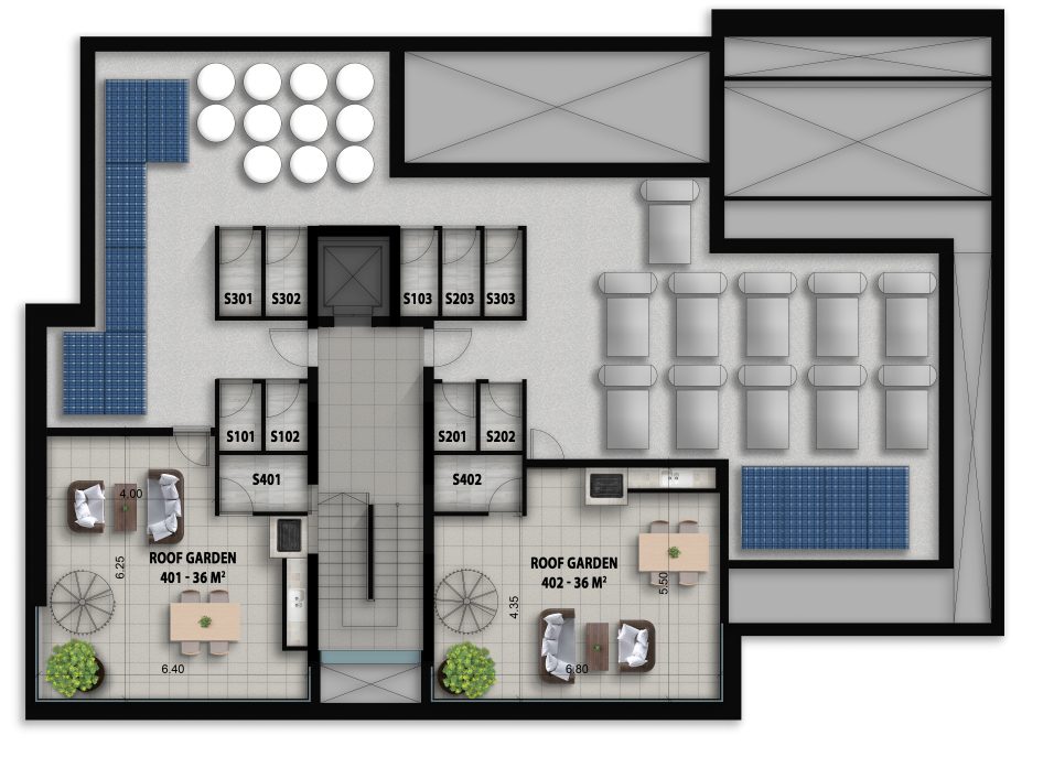 2 BR Penthouse in Larnaca Center, Larnaca photo 14