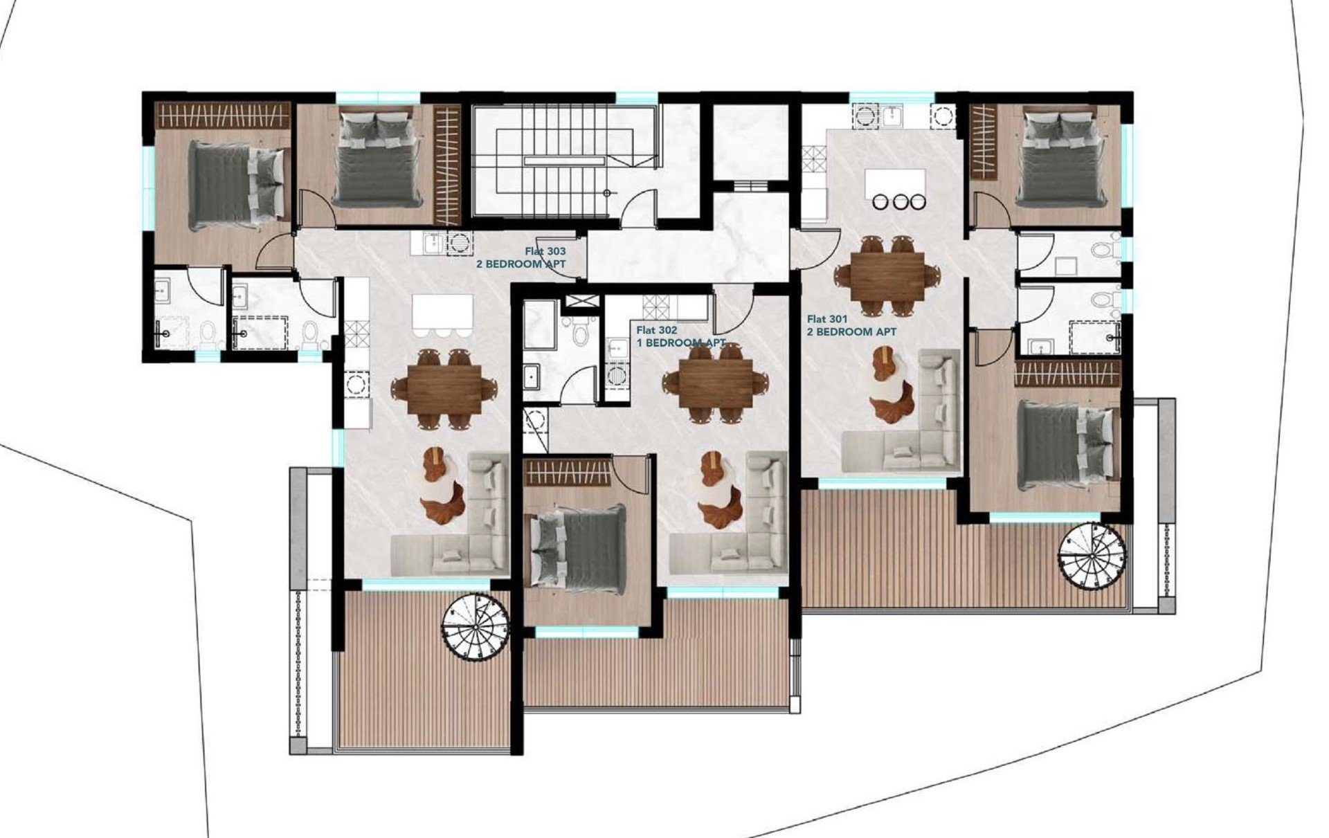 2 BR Penthouse in Agia Paraskevi, Limassol photo 17