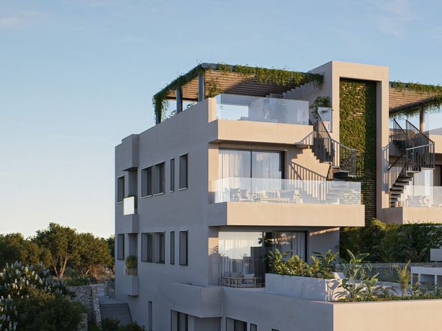 Penthouse z 2 syp. w Geroskipou, Pafos