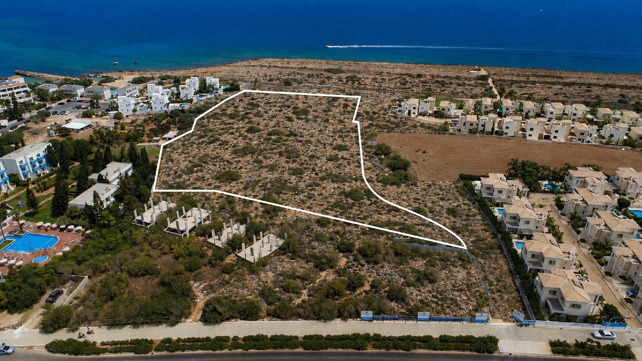 Beachfront Land Parcel in Protaras, Famagusta
