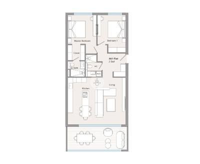 2 BR Apartment in Germasogeia, Limassol thumbnail 20