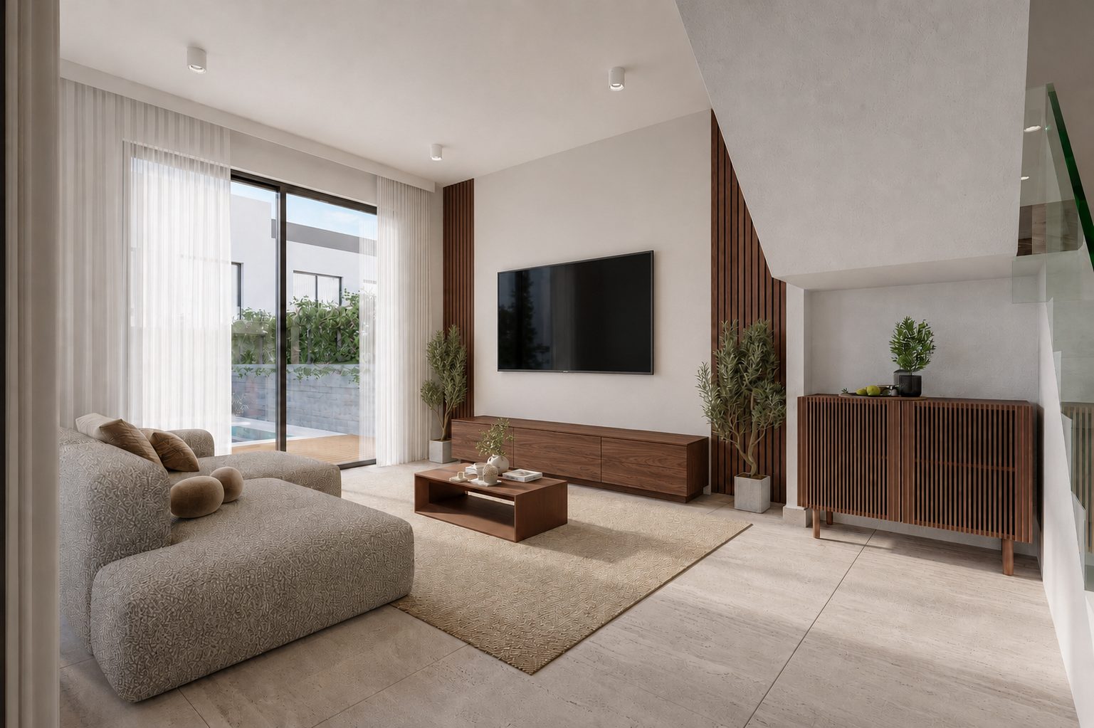 3 BR Semi-detached Villa in Geroskipou, Paphos photo 4