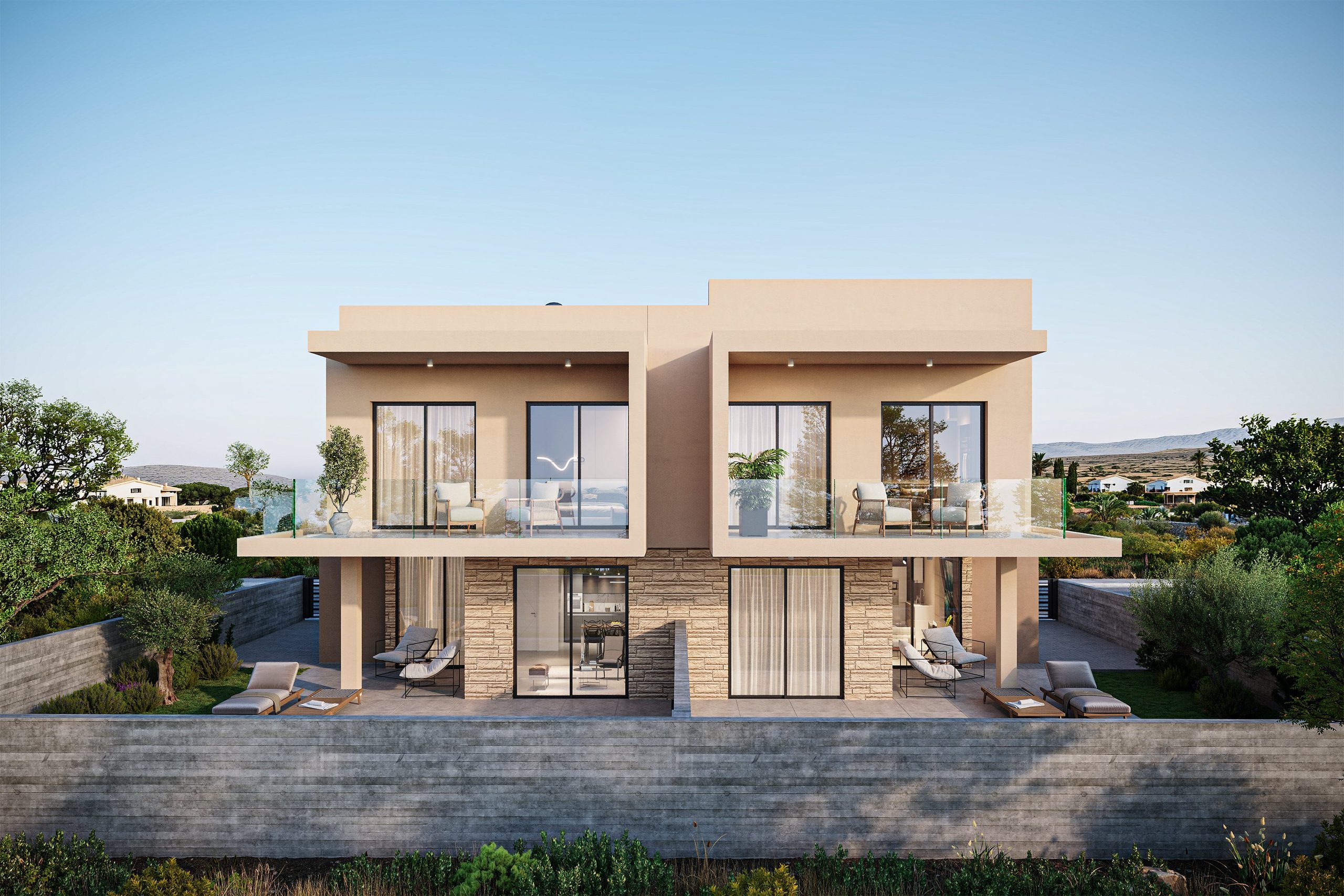 3 BR Semi-detached Villa in Geroskipou, Paphos photo 1
