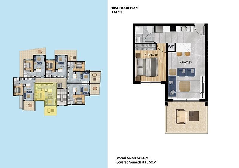 1 BR Apartment in Agia Paraskevi, Limassol photo 11
