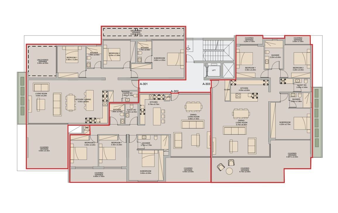 1 BR Apartment in Universal, Paphos photo 18