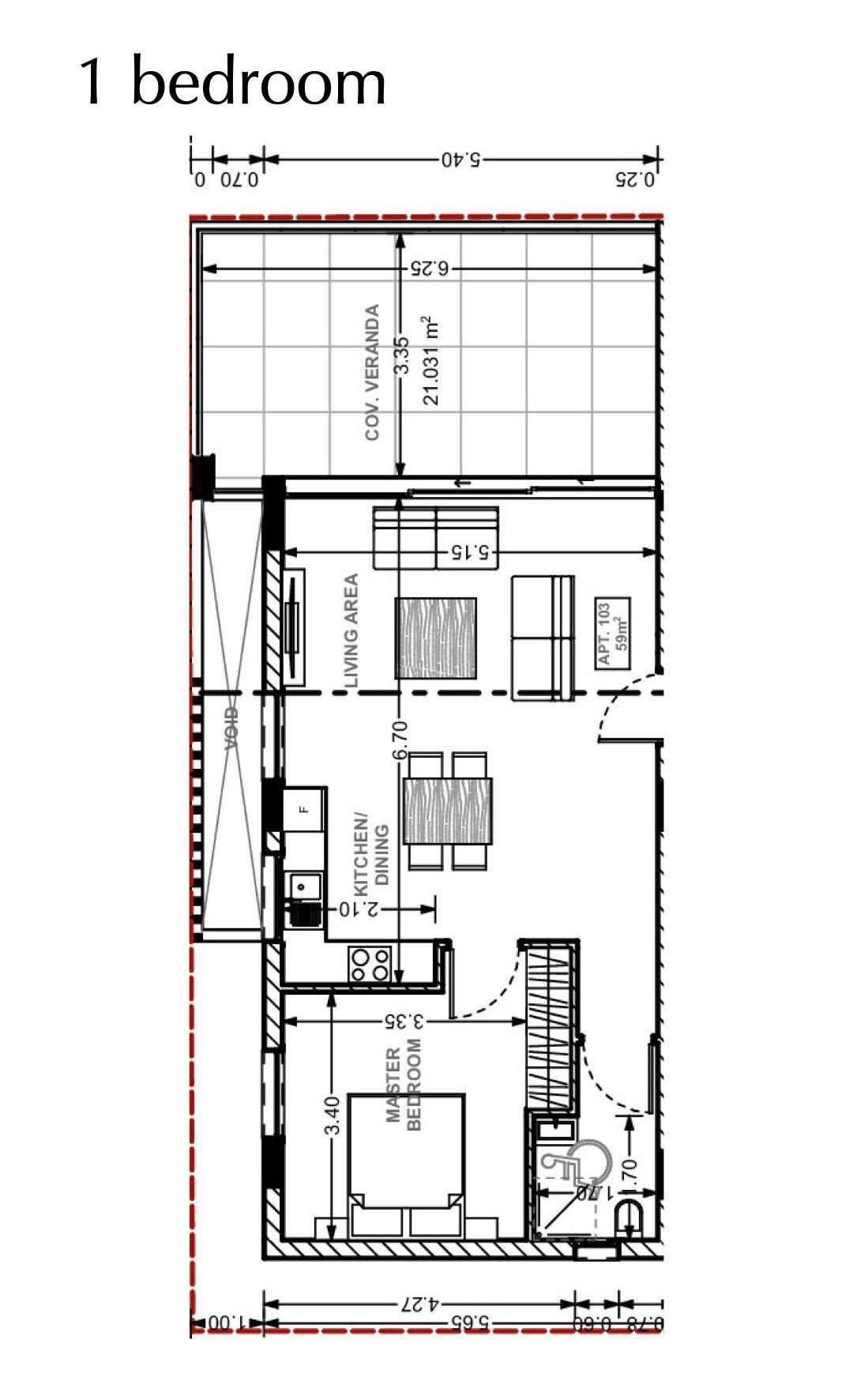 1 BR Apartment in Katholiki, Limassol photo 10