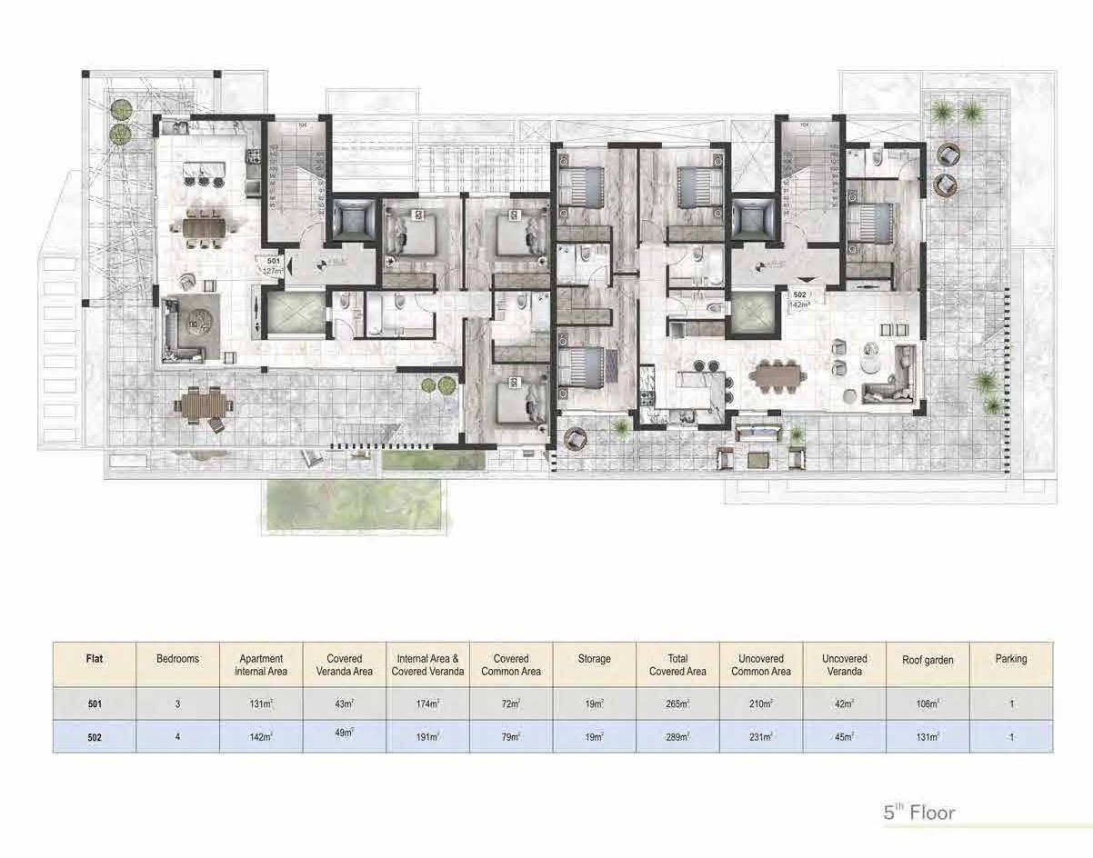 4 BR Penthouse in Germasogeia, Limassol photo 7