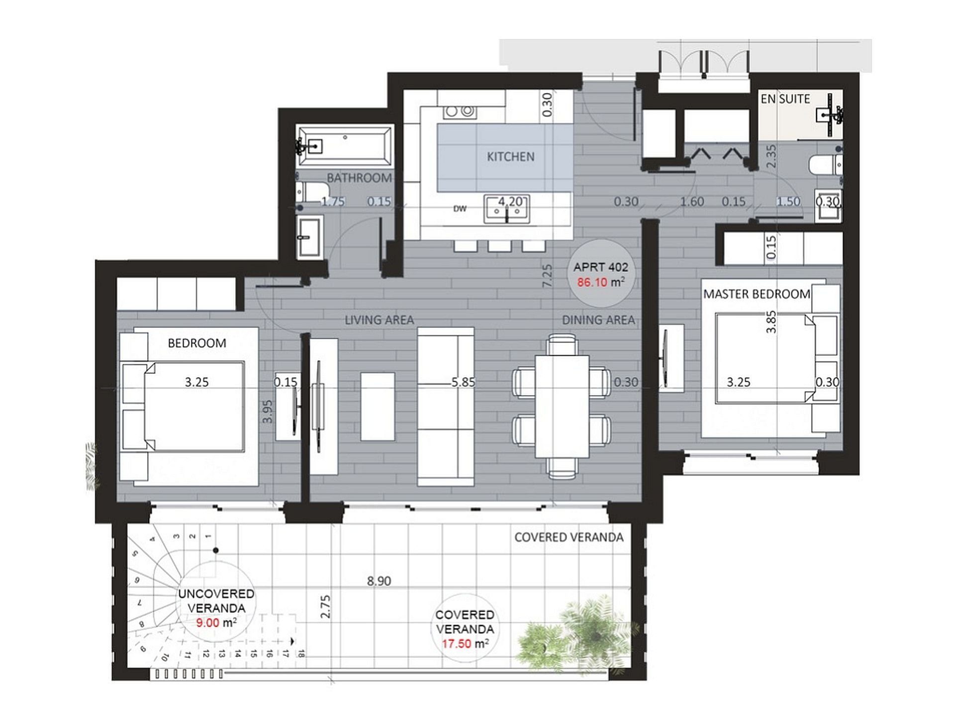 2 BR Penthouse in Germasogeia, Limassol photo 25