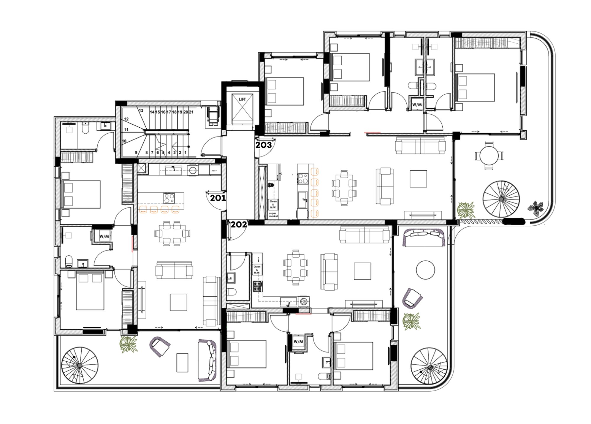 2 BR Penthouse in Agia Paraskevi, Limassol photo 13