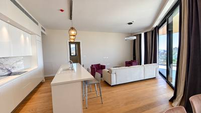 Apartament z 2 syp. z widokiem na morze w Potamos Germasogeias, Limassol, miniatura 3