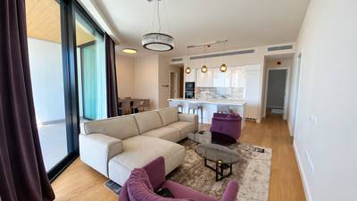 Apartament z 2 syp. z widokiem na morze w Potamos Germasogeias, Limassol, miniatura 2