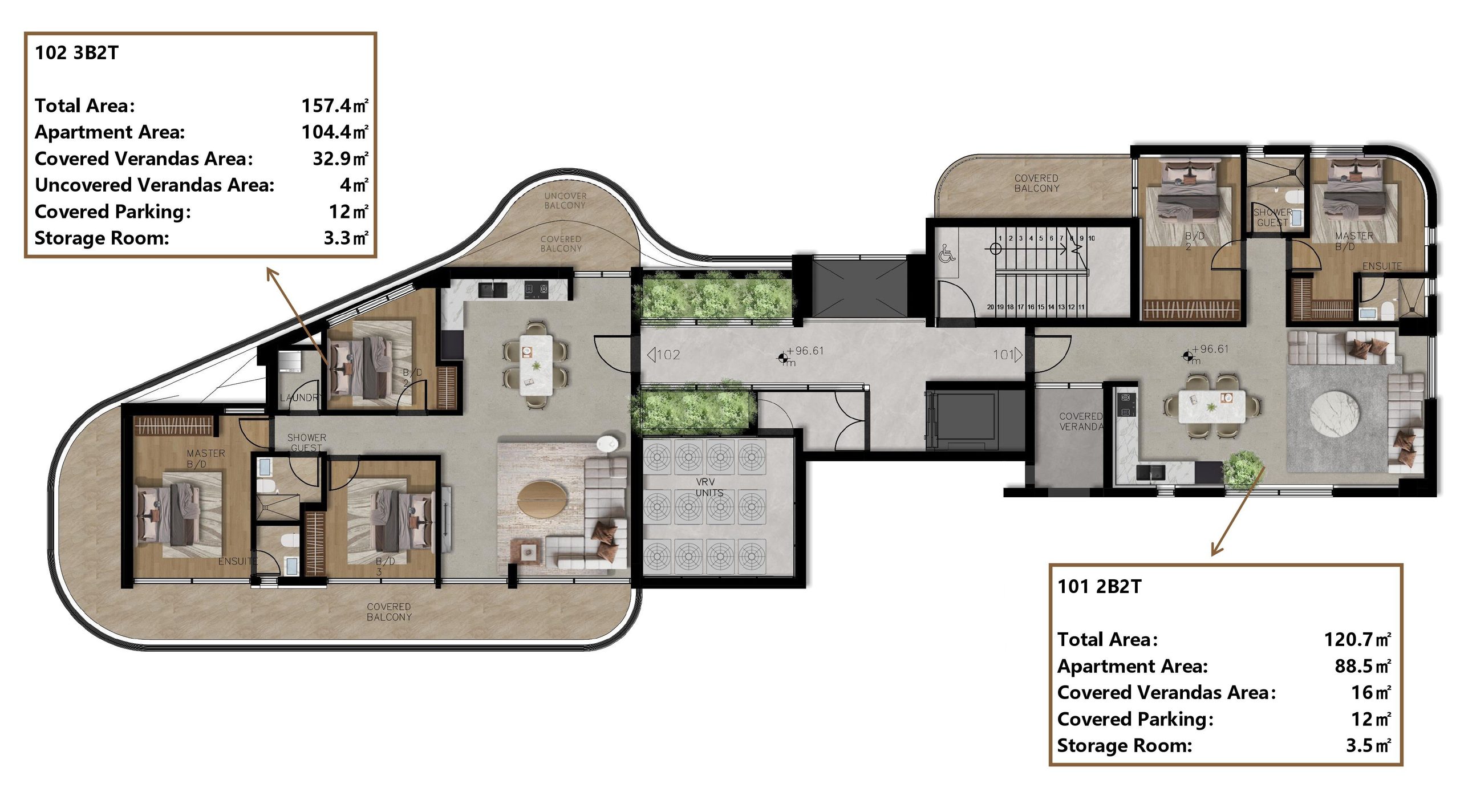 3 BR Apartment in Empa, Paphos photo 13