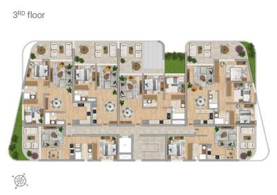 Квартира с 2 спальнями в Agios Nicolaos, Limassol, миниатюра 6