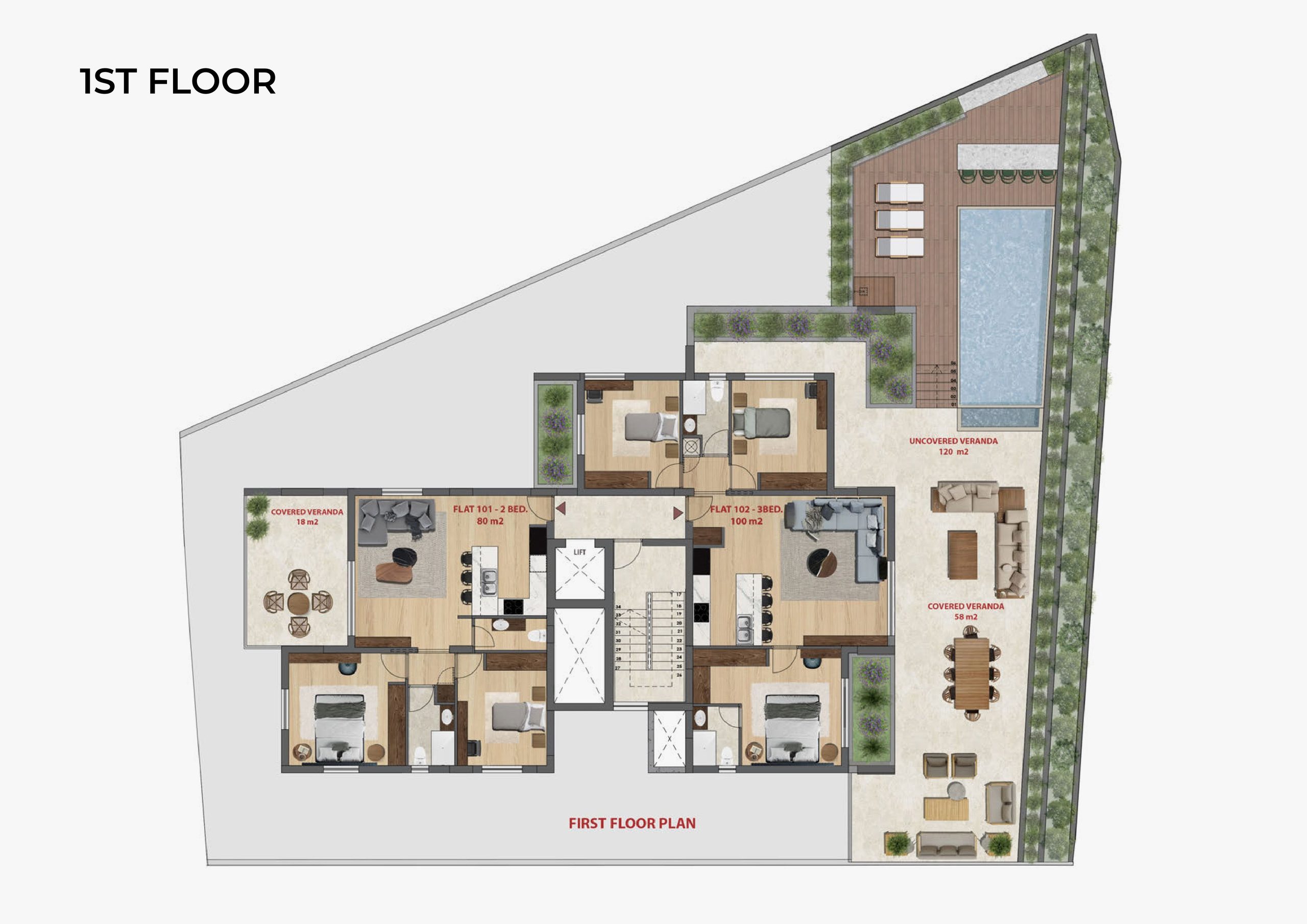 3 BR Apartment in Germasogeia, Limassol photo 9
