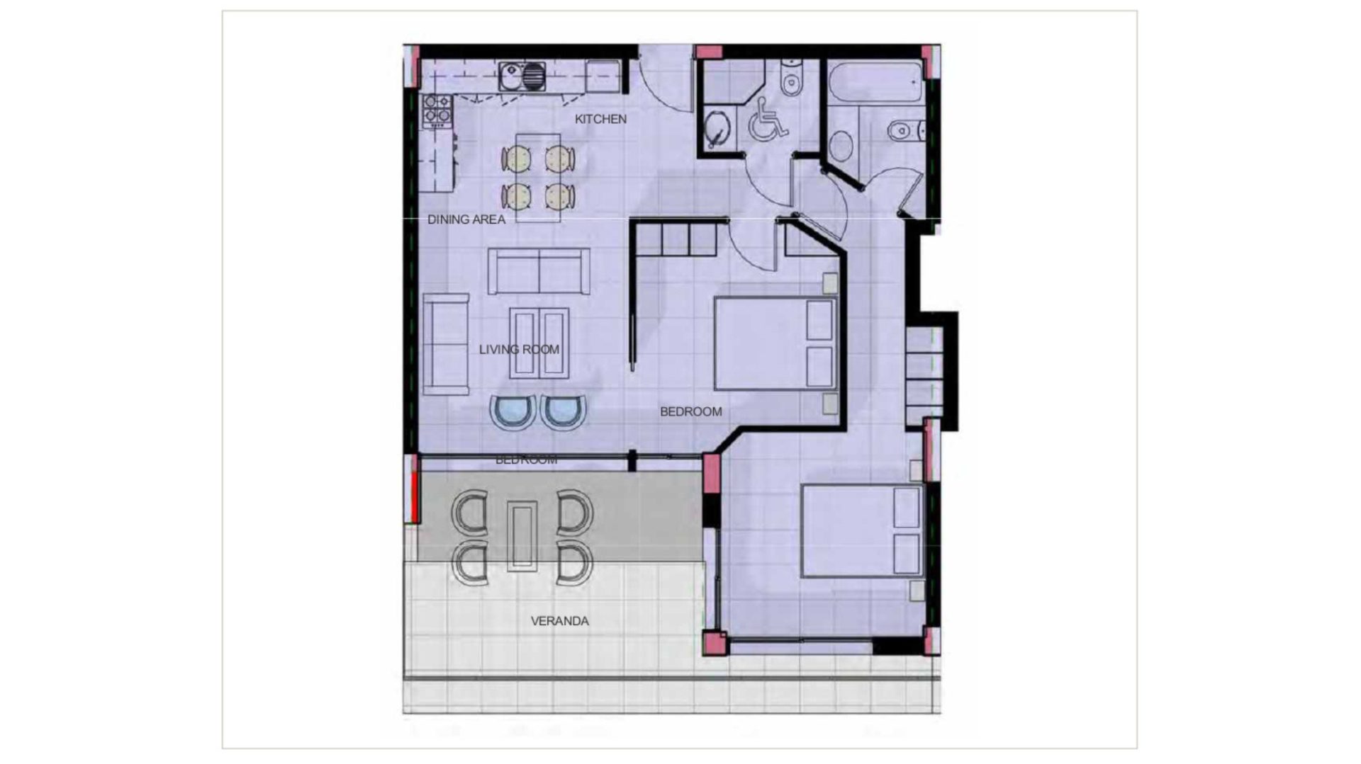 2 BR Apartment in Chlorakas, Paphos photo 5