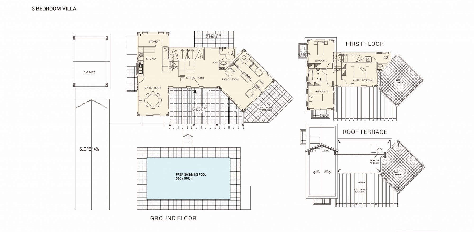3 BR Villa in Kouklia, Paphos photo 3