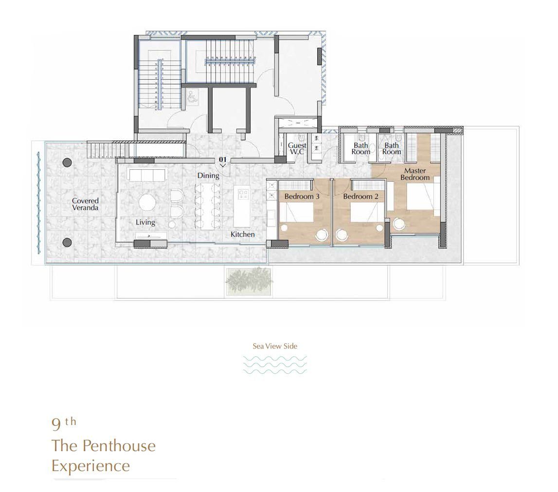 3+1 BR Penthouse in Agios Tychonas, Limassol photo 10