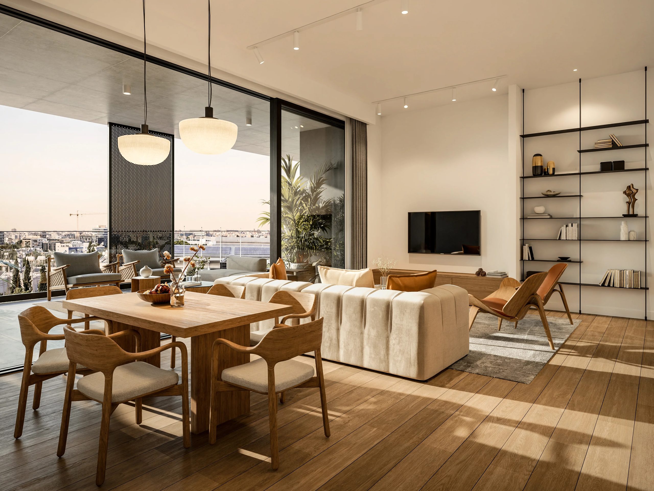 Penthouse z 2 syp. w Agios Athanasios, Limassol