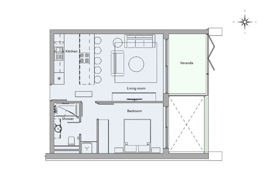 1 BR Apartment in Pyrgos, Limassol photo 8