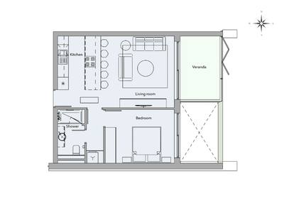 1 BR Apartment in Pyrgos, Limassol thumbnail 8