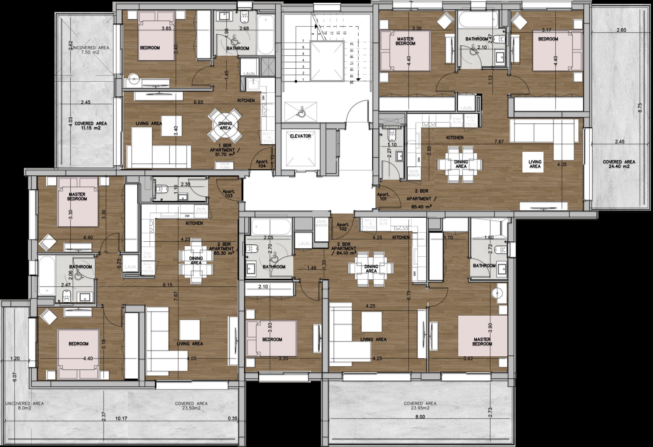 Apartament z 2 syp. w Potamos Germasogeias, Limassol, zdjęcie 17