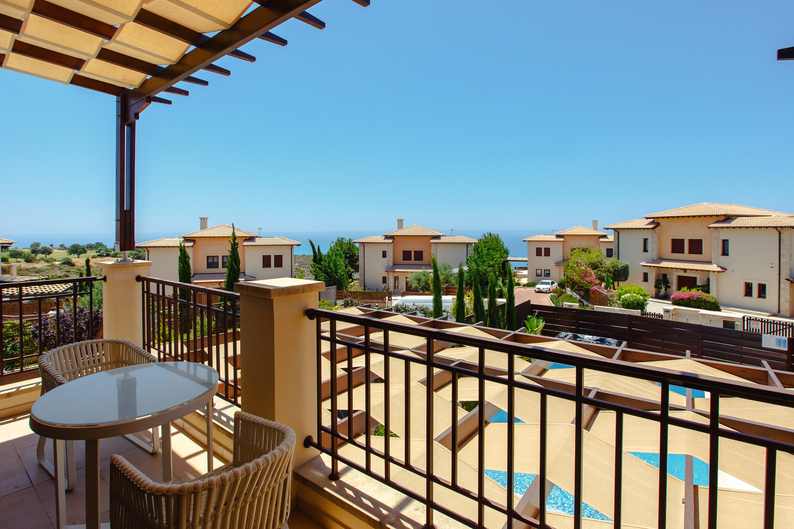 Willa z 3 syp. z widokiem na morze w Aphrodite Hills, Kouklia, Pafos, zdjęcie 13