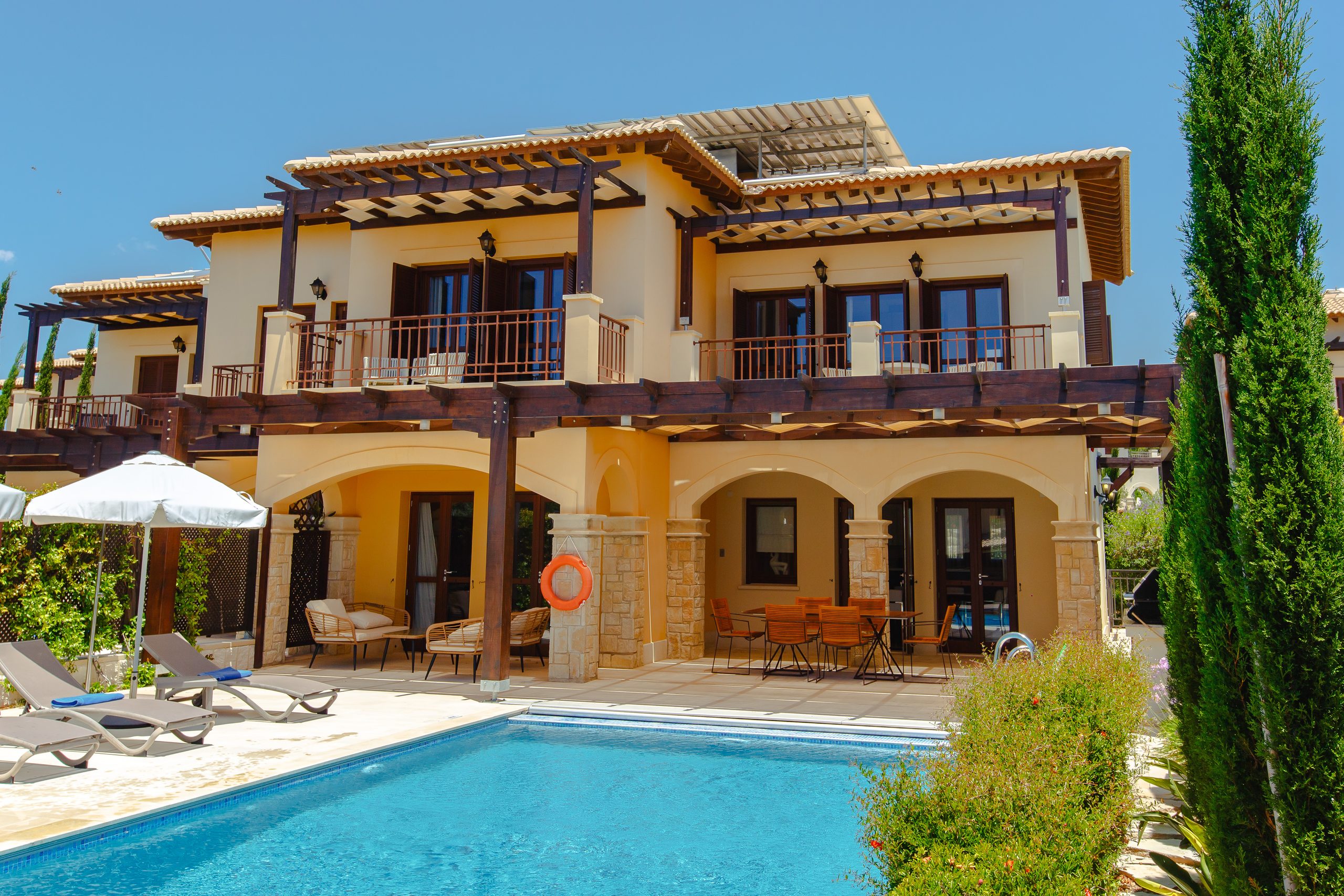 Willa z 3 syp. z widokiem na morze w Aphrodite Hills, Kouklia, Pafos, zdjęcie 16