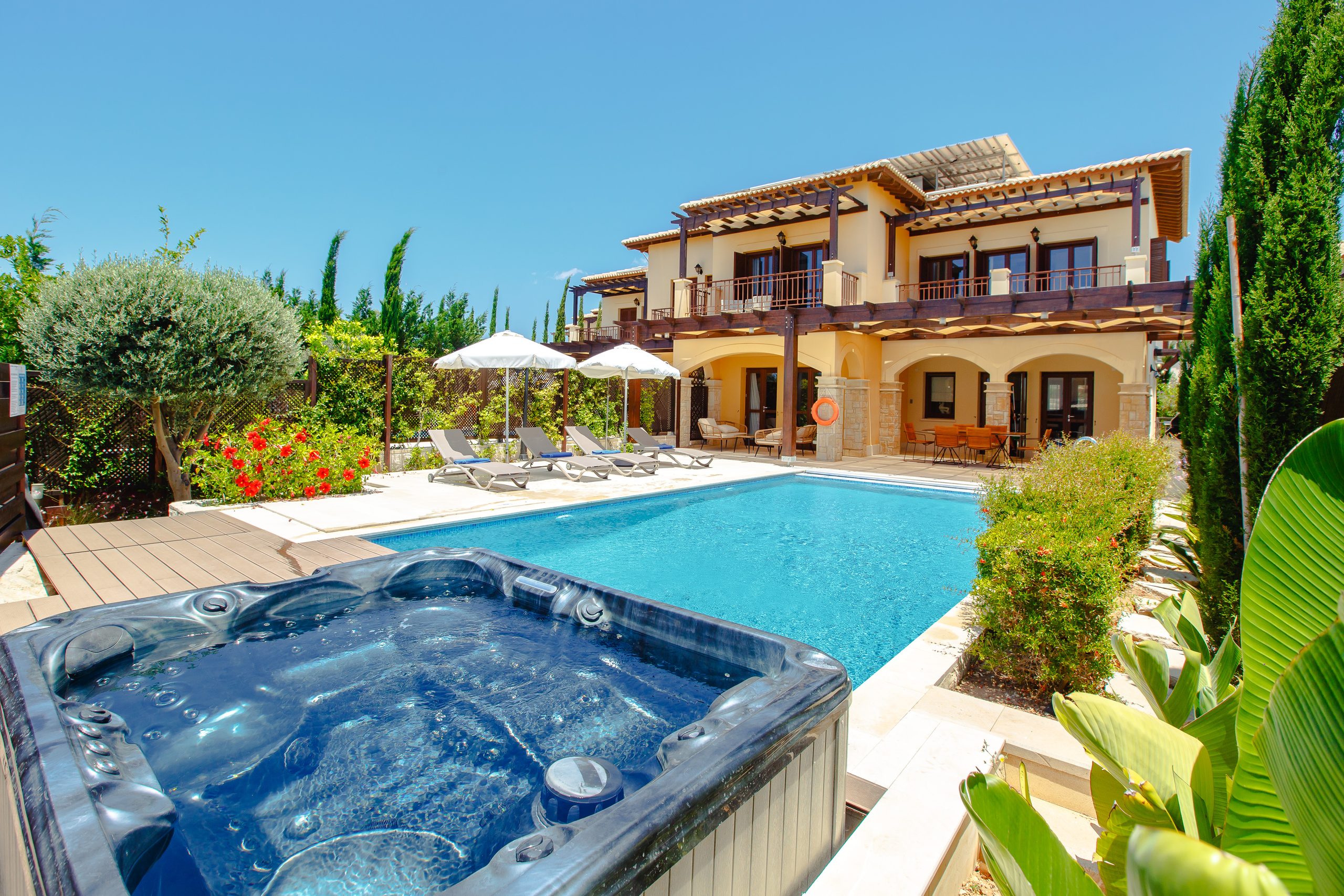 Willa z 3 syp. z widokiem na morze w Aphrodite Hills, Kouklia, Pafos, zdjęcie 17