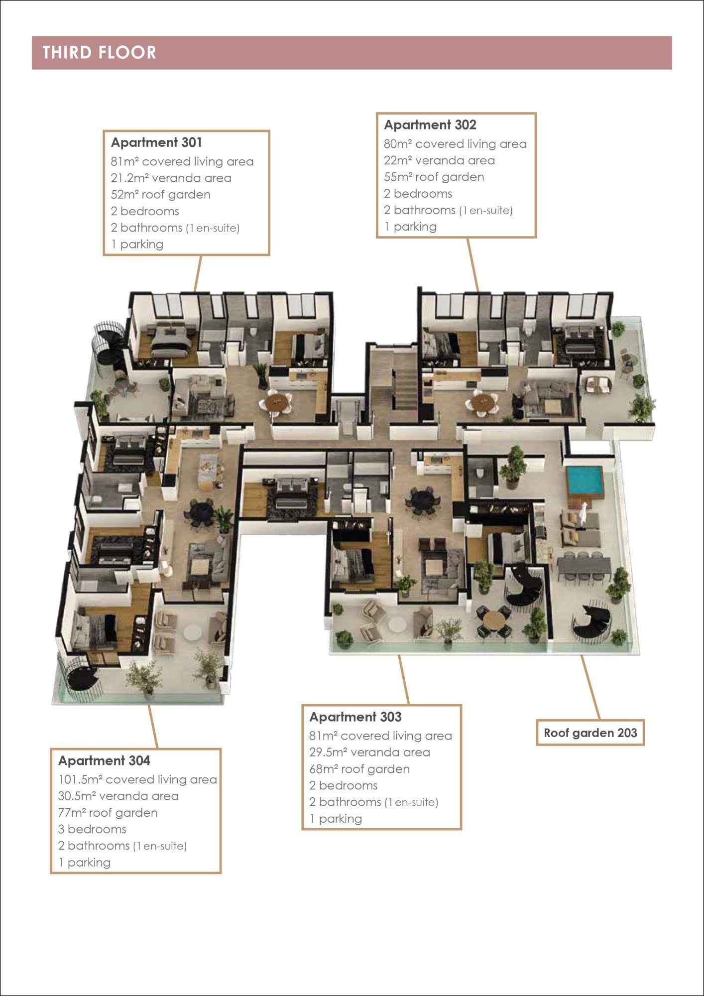 2 BR Penthouse in Aradippou, Larnaca photo 15