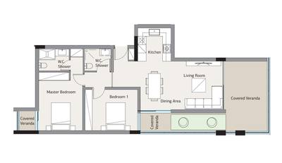 2 BR Apartment in Germasogeia, Limassol thumbnail 13