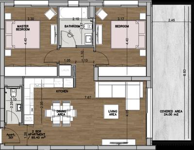 2 BR Apartment in Potamos Germasogeias, Limassol thumbnail 13