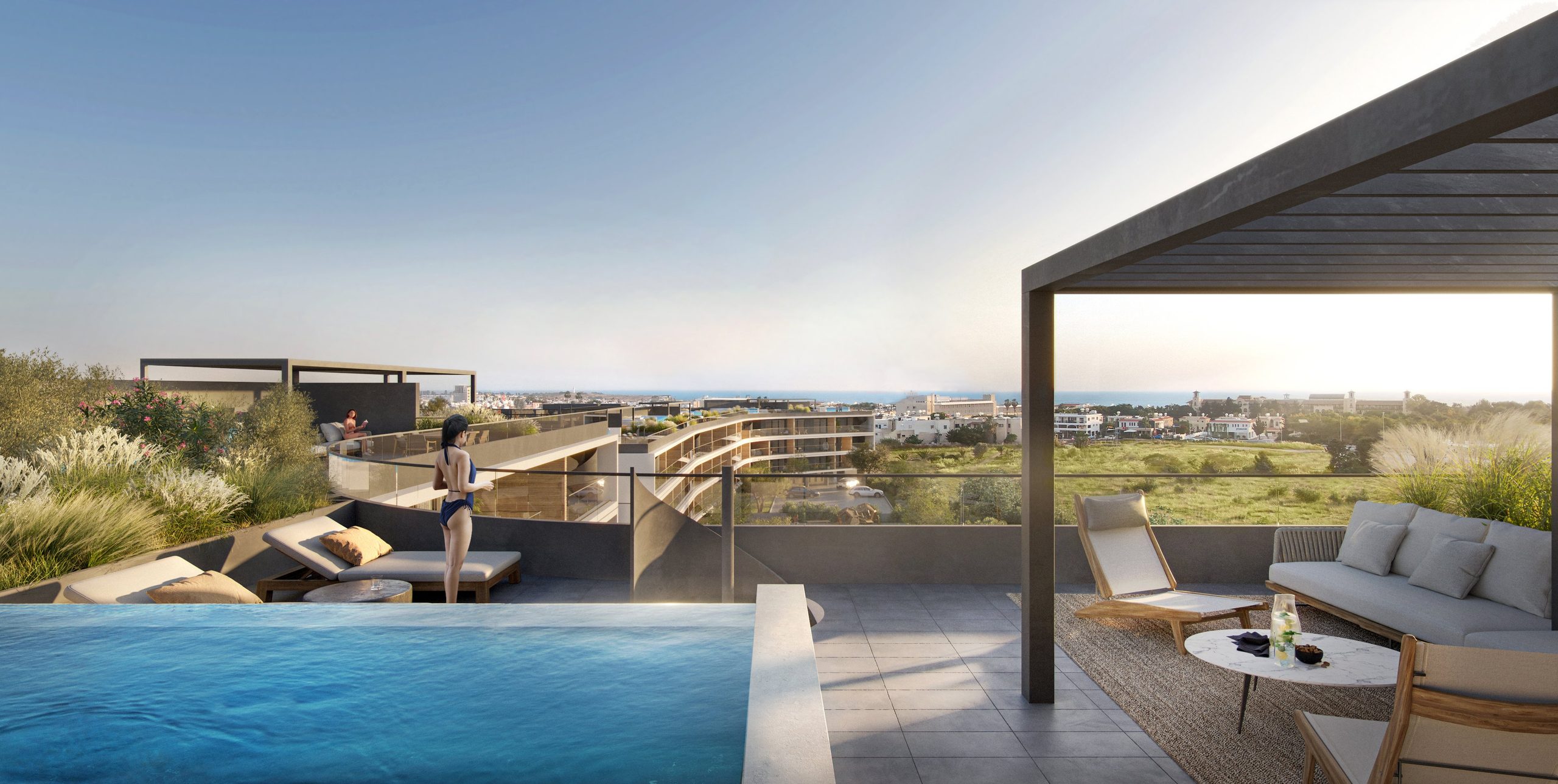 3 BR Penthouse in Kato Paphos photo 1