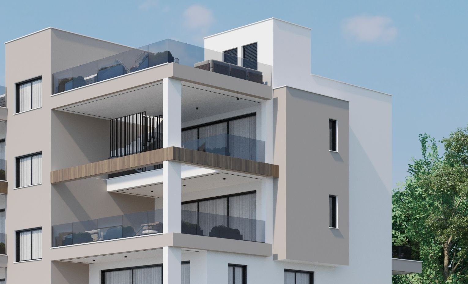 2+1 BR Penthouse in Aradippou, Larnaca photo 1