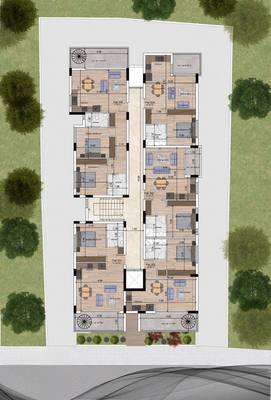 Penthouse z 1 syp. w Livadia, Larnaka, miniatura 8