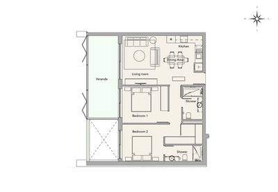 Apartament z 2 syp. w Pyrgos, Limassol, miniatura 14